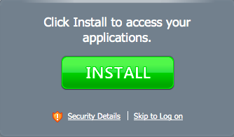 Citrix Install button image on Mac